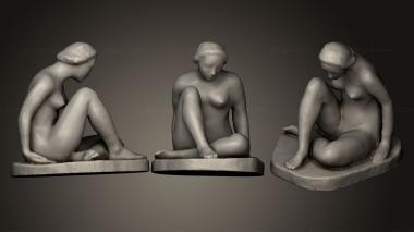 Figurines of people Socha 3d model
